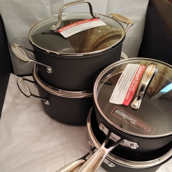cusinart Other - 🛑🛑SOLD🛑🛑Cusinart 8pc Non-Stick QuaCookware Set